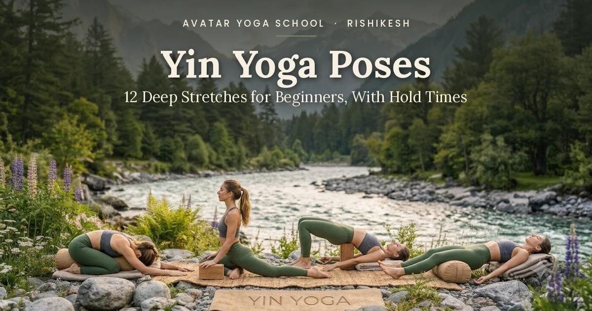 Yin Yoga Poses: 12 Deep Stretches for Beginners (Guide)